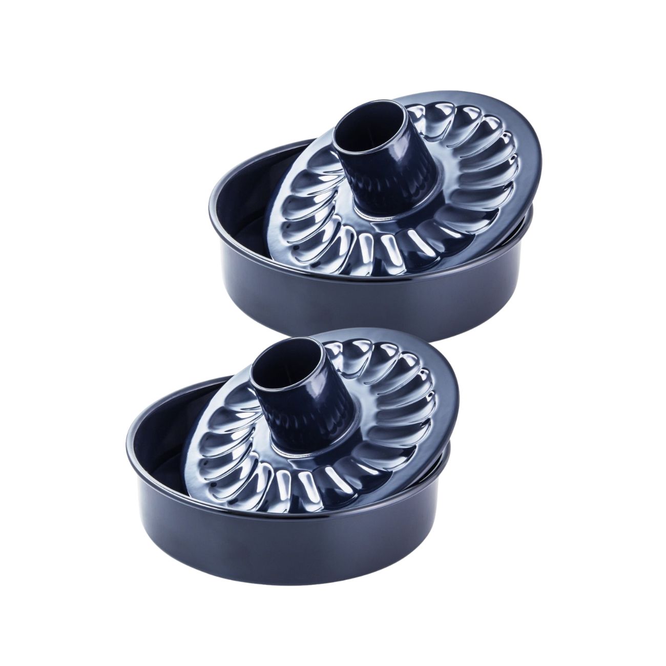 Ensemble de 2 Moules à manqué et savarin double fond 28 cm Dr. Oetker Back Liebe Dr. Oetker - Mathon - 1