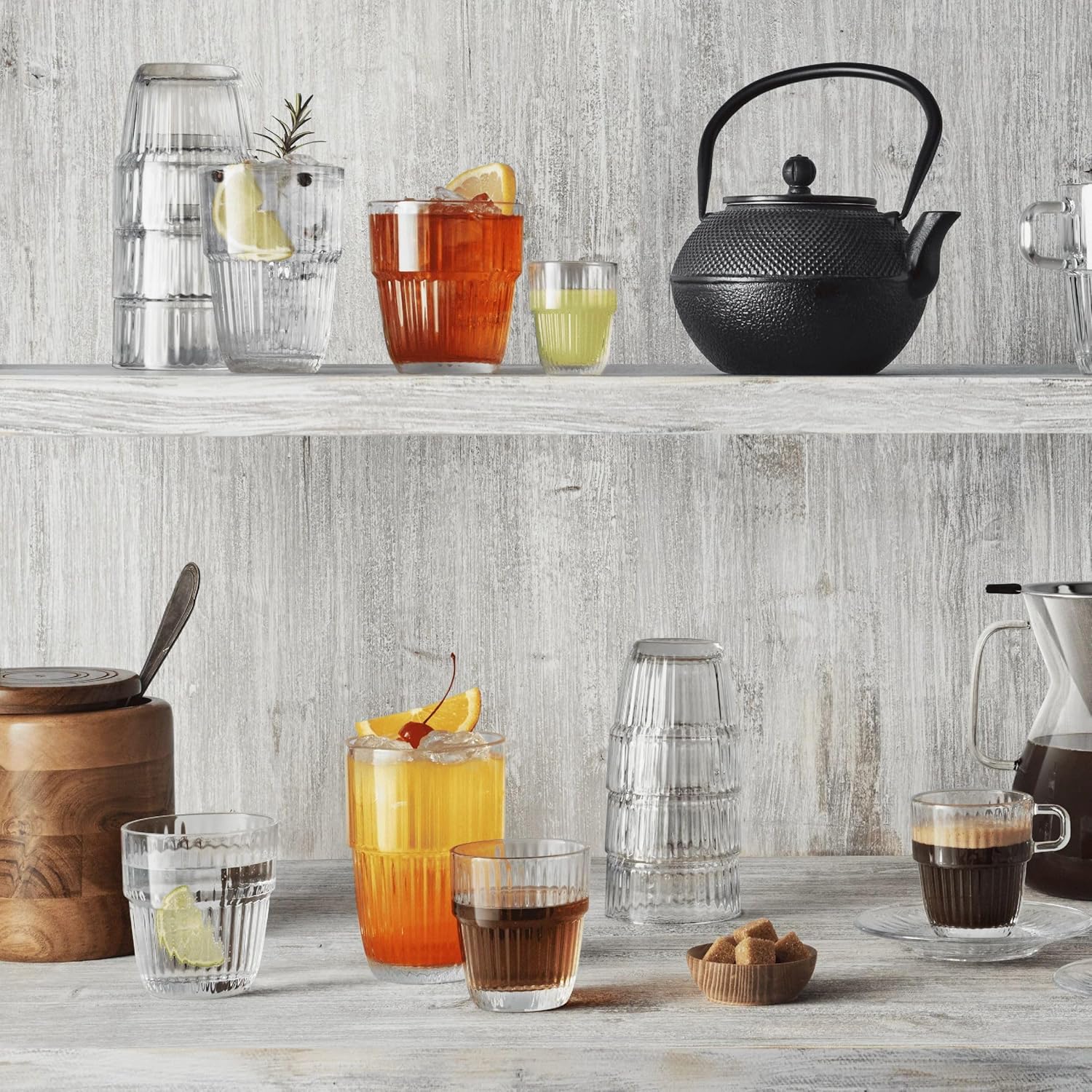 Lot de 6 verres à jus, BARSHINE, 39,5 cl Bormioli Rocco - Mathon - 5