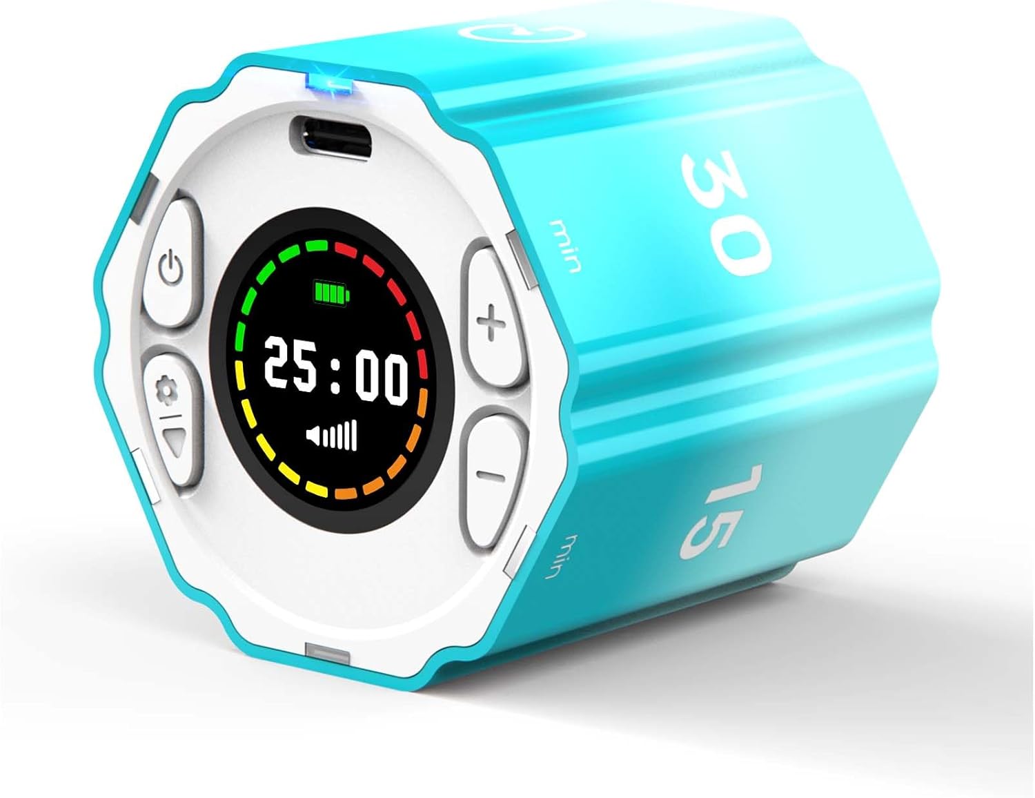 Minuteur de cuisine magnétique - Minuteur court - Grand écran LED - Alarme puissante bleu Vendos85 - Mathon