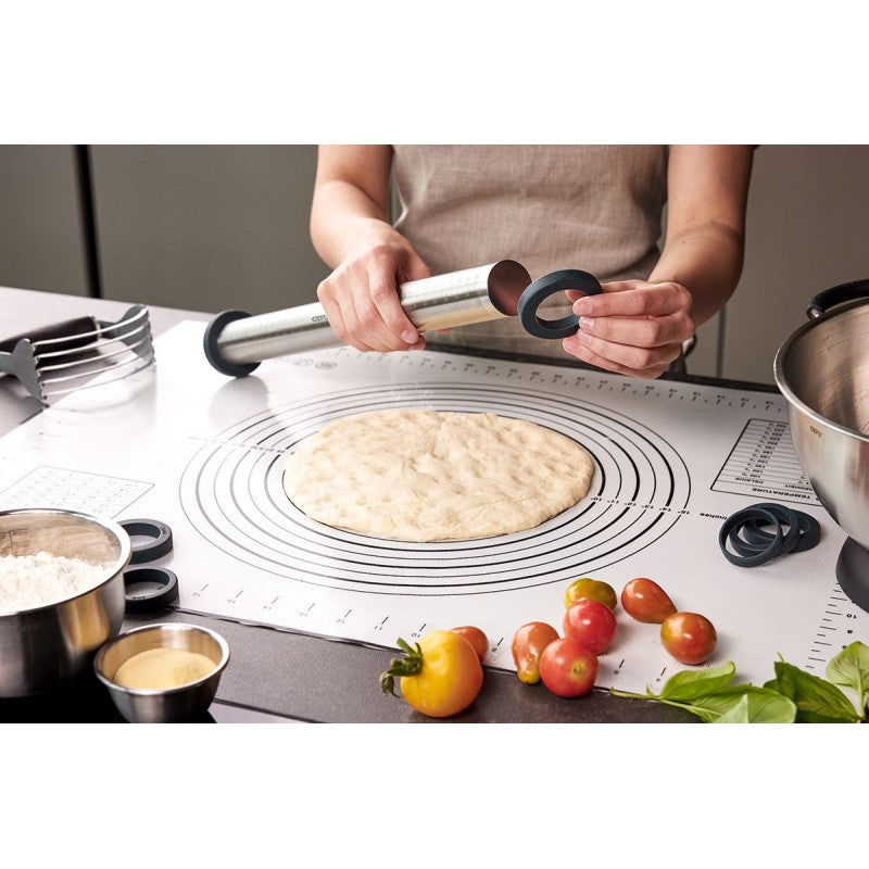 Rouleau à pâtisserie Rego 39,7 cm en acier inoxydable Gefu - Mathon - 5