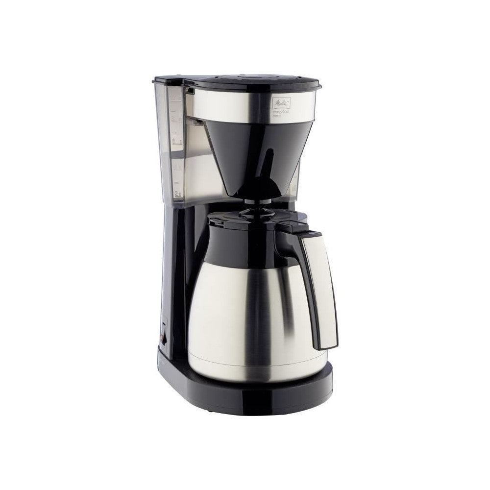 Cafétiere Filtre Melitta Easy Top Therm Ii Steel - Noir - 10 Tasses - Porte-filtre Compatible Lave-vaisselle Melitta - Mathon - 1