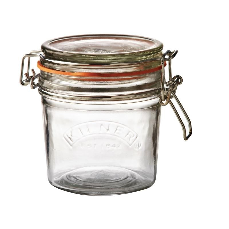Bocal à conserves avec clip en verre -  350 ml Kilner - Mathon - 1