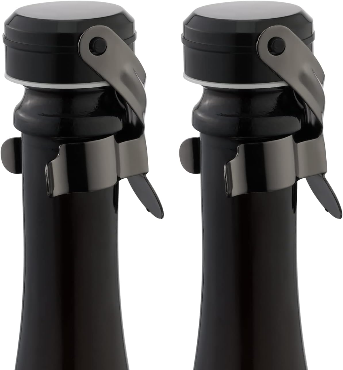 2 Bouchon de vin et champagne réutilisable en inox et silicone Vendos85 - Mathon