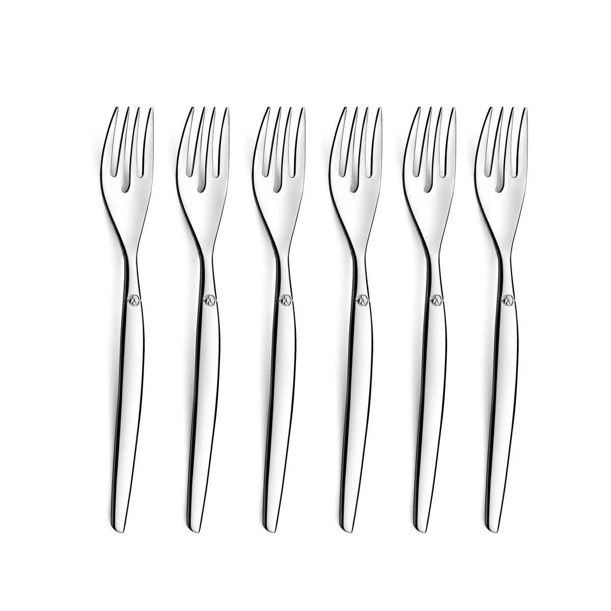 Jet  - 6 fourchettes à gâteau Lou Laguiole - Mathon - 1