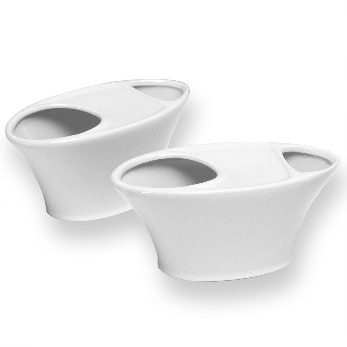 Distributeur de cacahuetes en porcelaine - Lot de 2 Astuceo - Mathon - 1