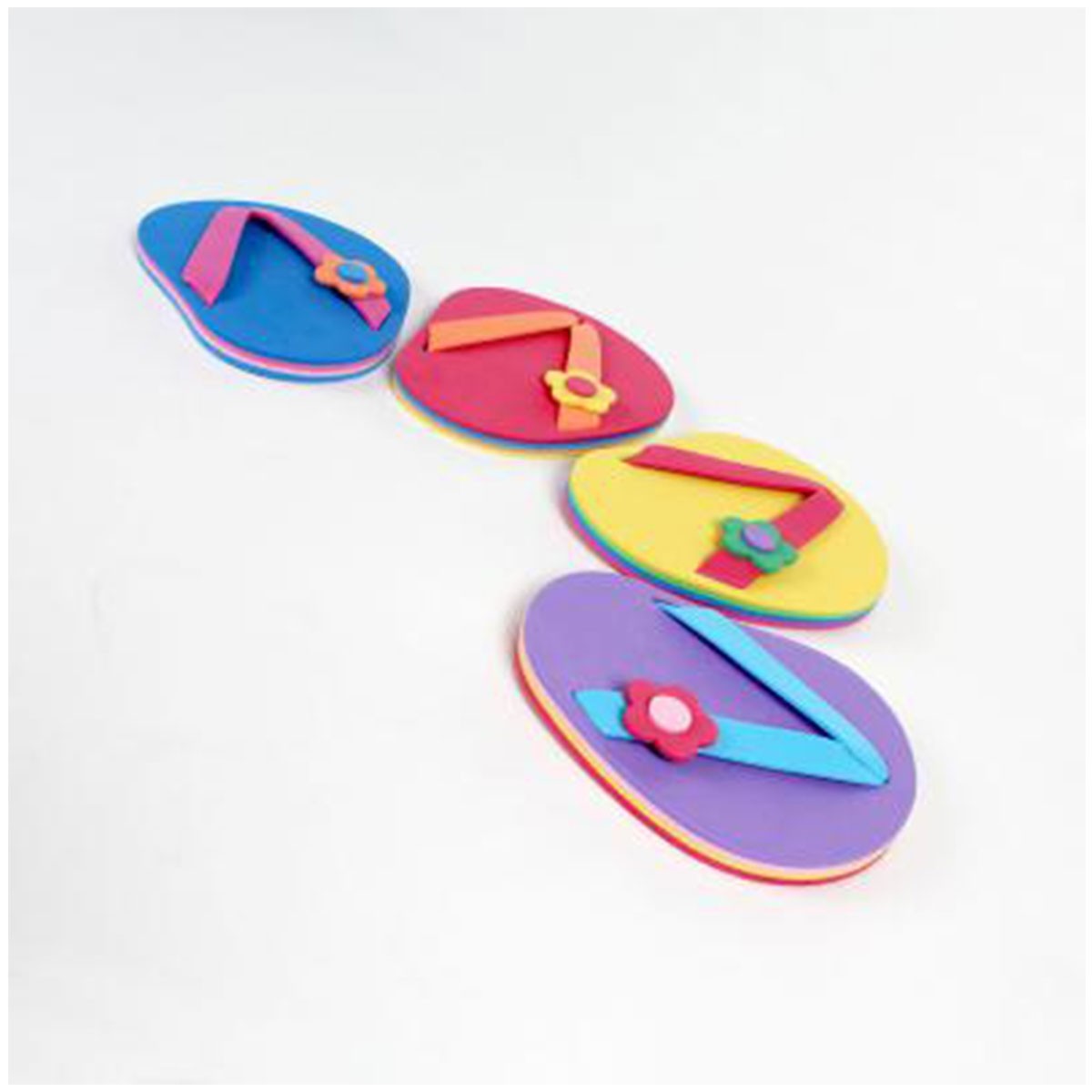 Dessous de verre décor tong - lot de 4 Astuceo - Mathon - 2