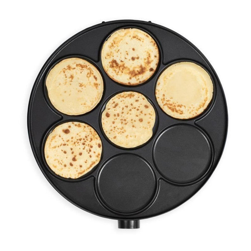 Crepiere Réversible - Livoo - Dop247 - 1500w - Plaque Réversible : 1 X ø33 Ou 7 X ø10 Cm - Antiadhésif - Thermostat Réglab Livoo - Mathon - 3