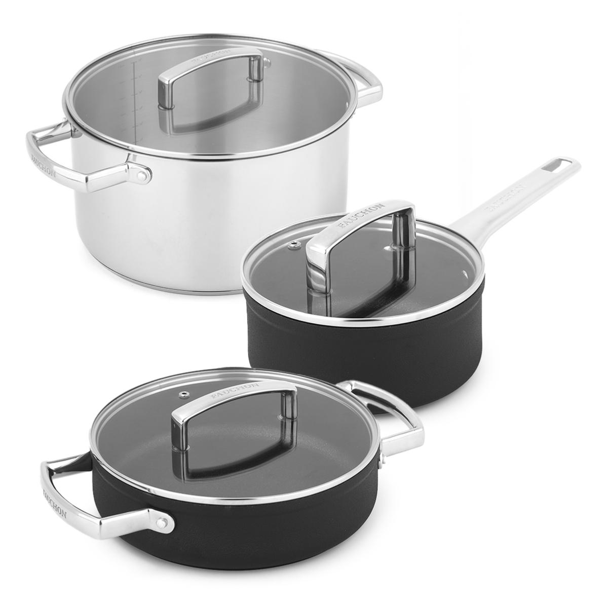 Set 6 pièces 28cm antiadhésive aluminium SIGNATURE Fauchon Art de la Table - Mathon