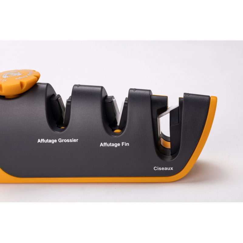 AIGUISE TOUT REGLABLE - Aiguiseur de couteaux professionnel à 3 niveaux Venteo - Mathon - 6