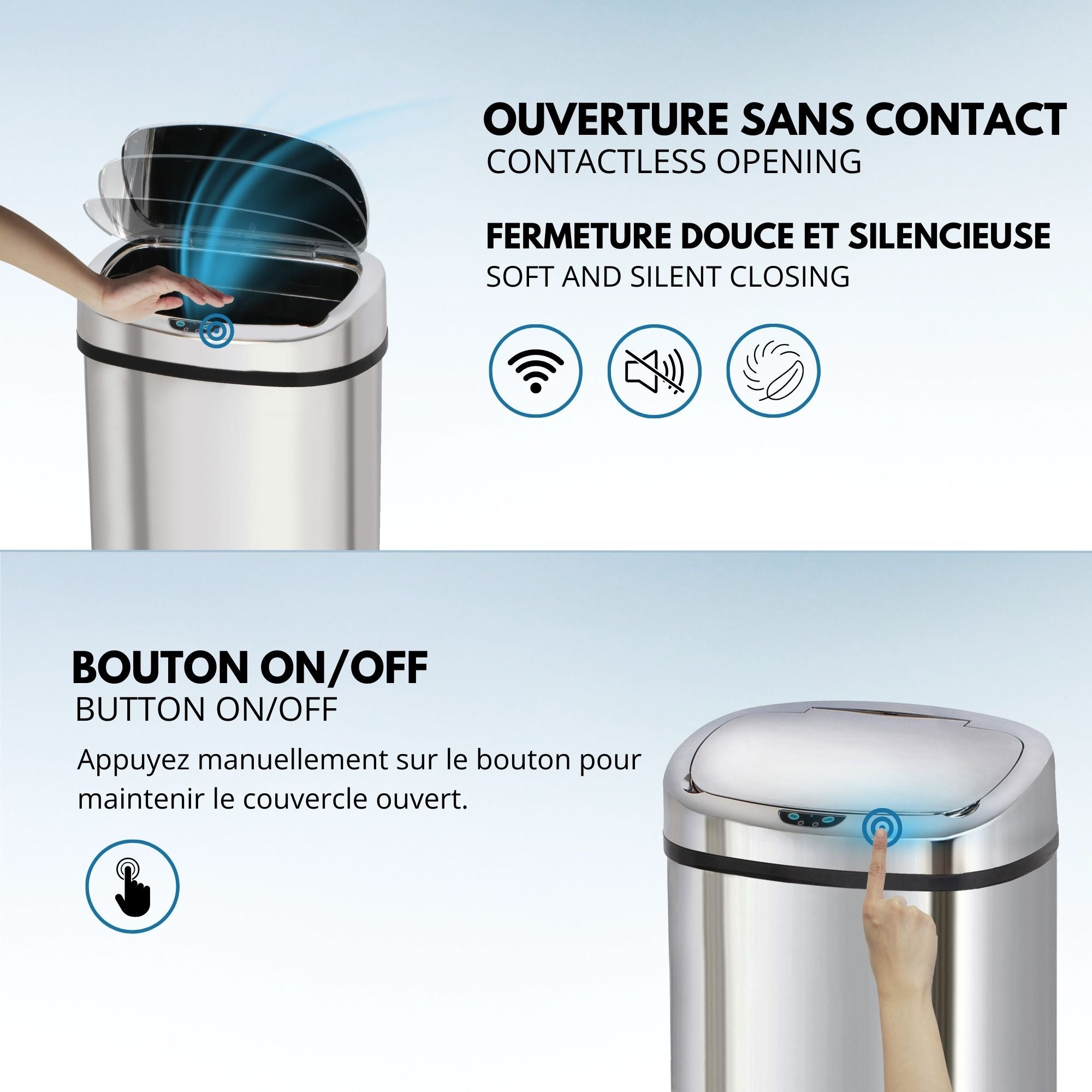 Poubelle de cuisine automatique majestic 58 L Kitchen Move - Mathon - 6