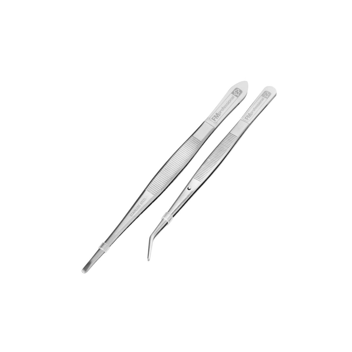 Lot de 2 pinces à dresser inox 18 et 15,5 cm  Pâtisserie FM Professional - Mathon - 1