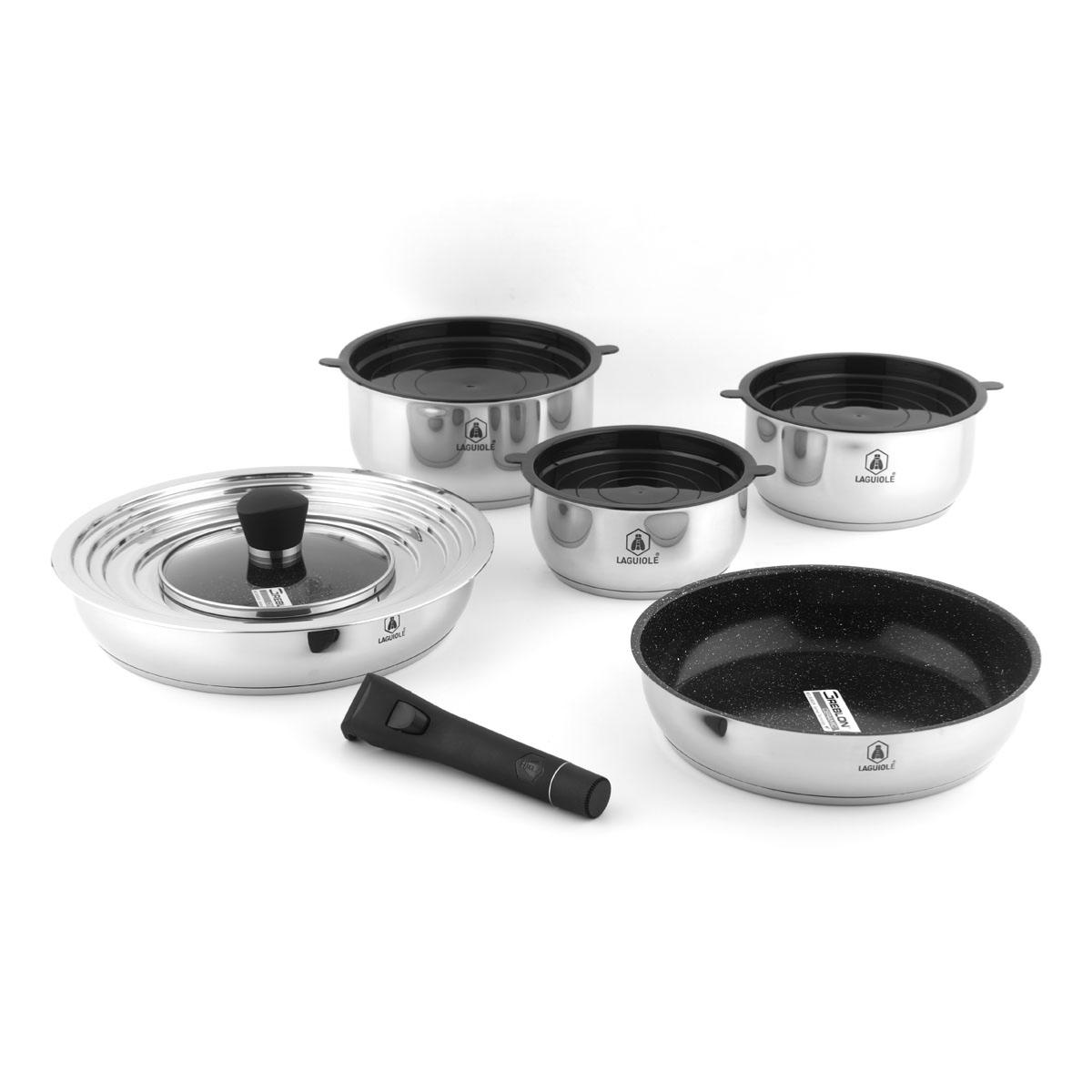 Set de 10 pièces amovible antiadhésif - "Réactif" Laguiole Cuisson - Mathon - 4