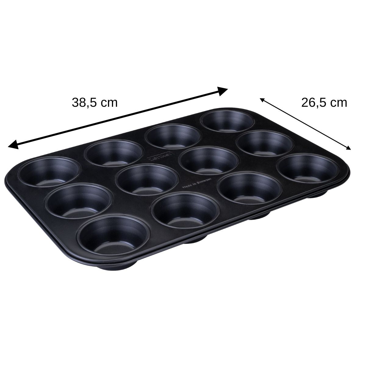 Moule à muffins 12 empreintes 38 x 26 cm Zenker Perfect Black Zenker - Mathon - 3