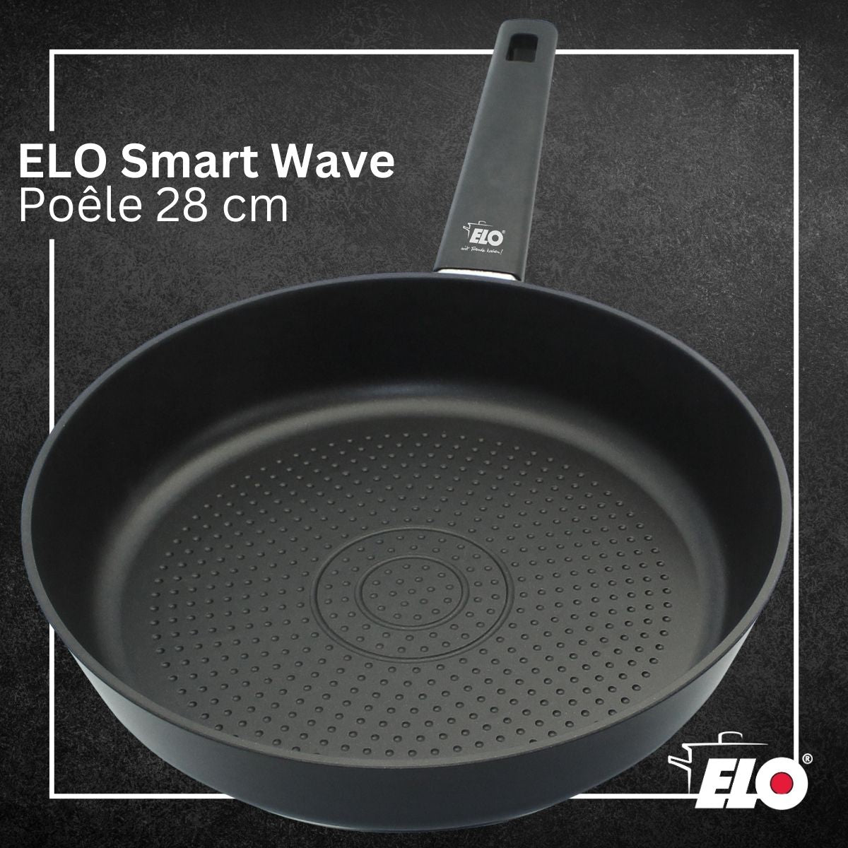 Poêle 28 cm antiadhésive sans PFAS  Smart Wave Elo - Mathon - 2