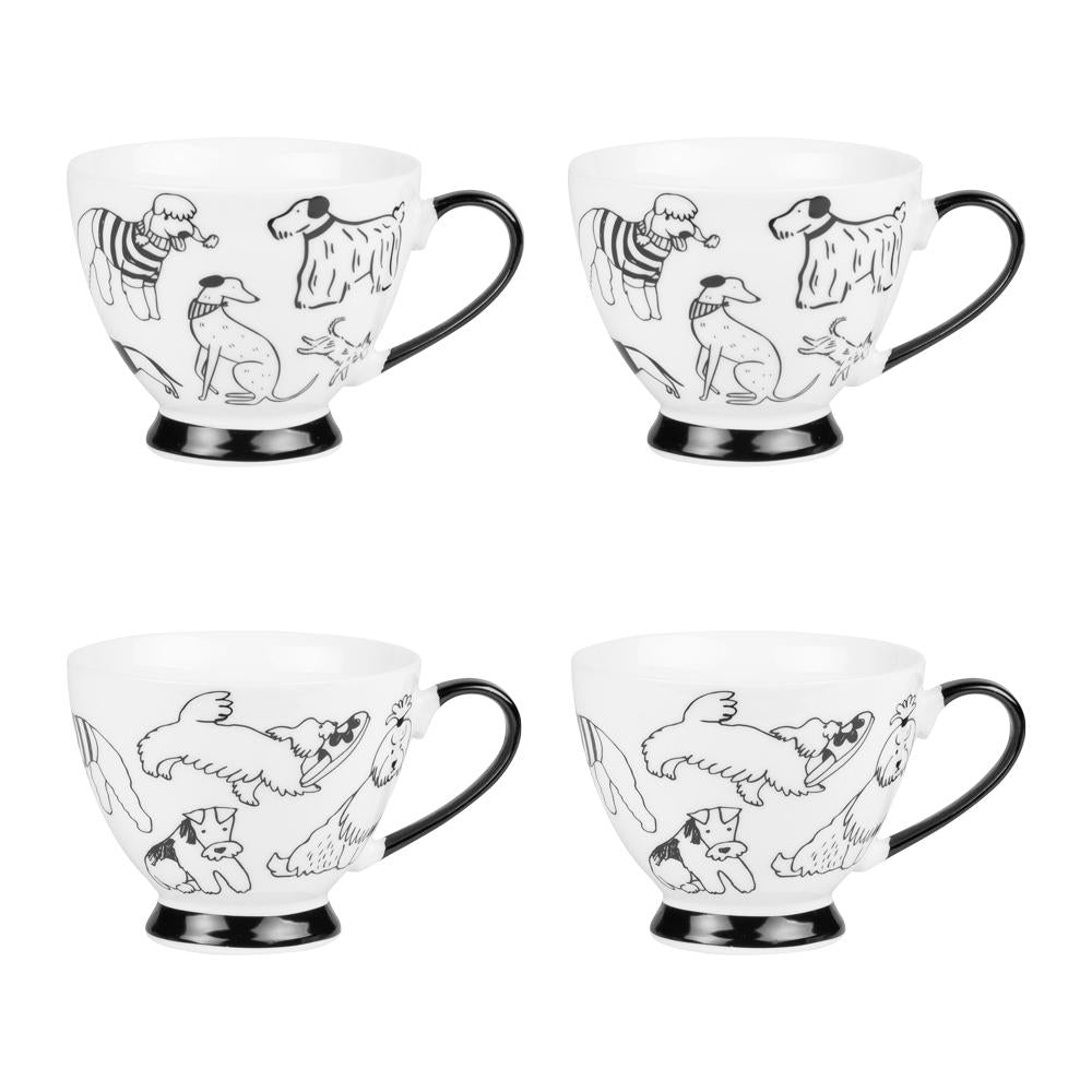 Coffret de 4 tasses Oscar 20 cl Table passion - Mathon - 1