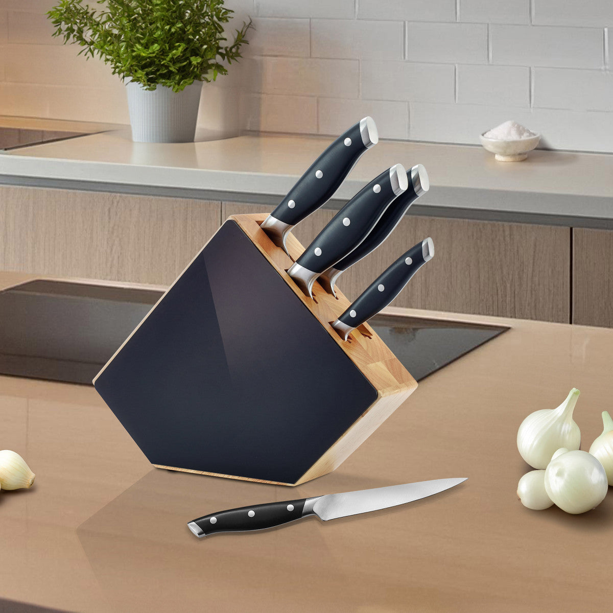 Grand Chef - Bloc 5 couteaux de cuisine Richardson Sheffield - Mathon - 5