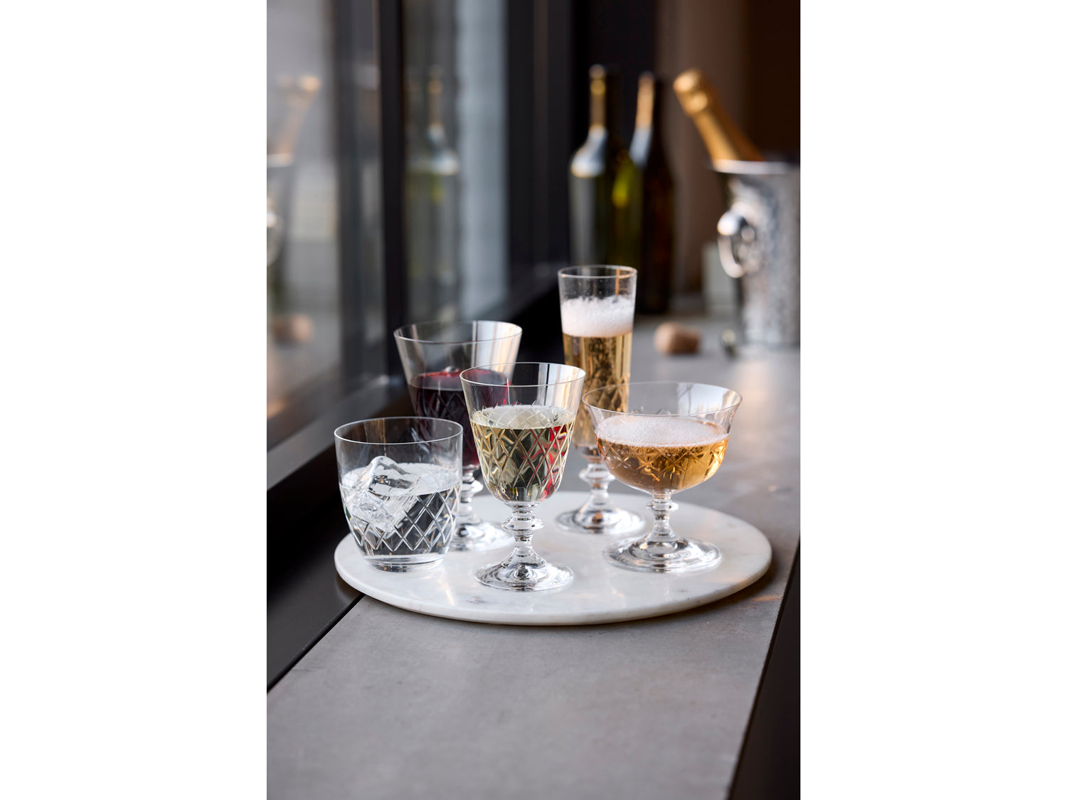 Verre à vin blanc Eaton en  Transparent Lyngby Glas - Mathon - 10