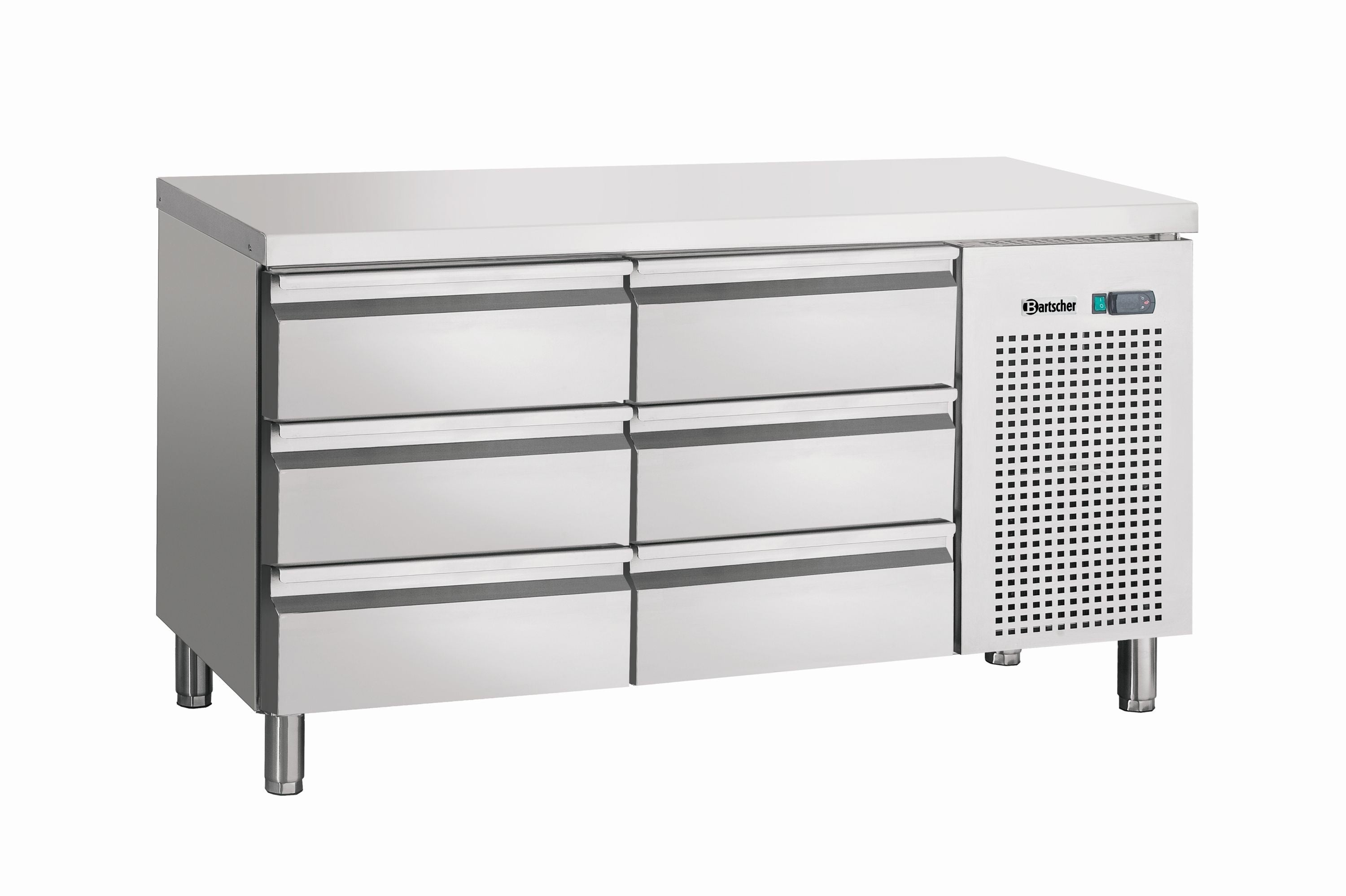 Table réfrigérée GN 1/1 positive 700 - 6 tiroirs - Bartscher - Mathon - 2