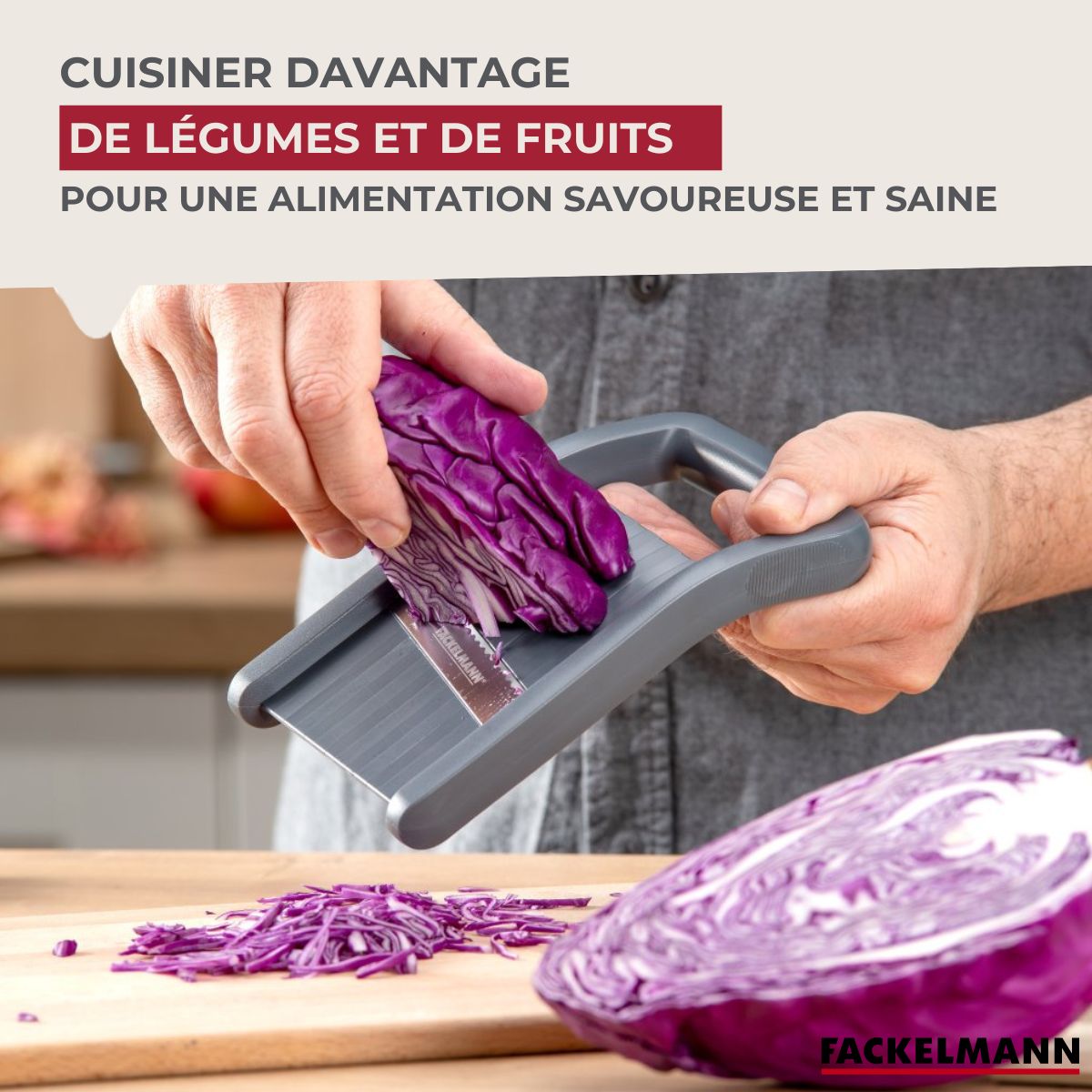 Mini mandoline professionnelle  Handmade Tradition Fackelmann - Mathon - 2