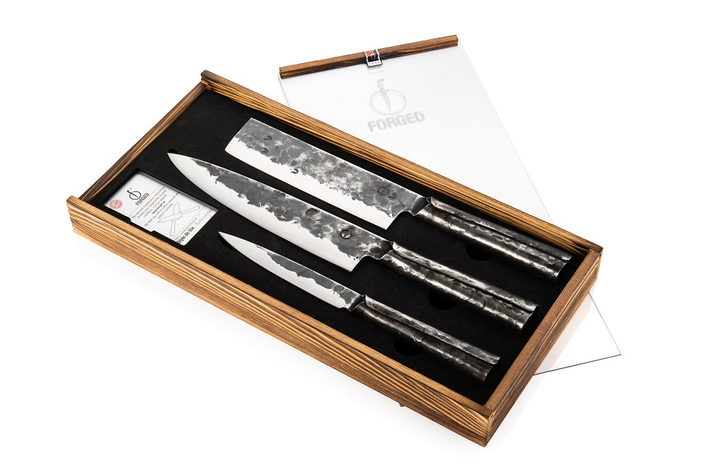 Pack 3 couteaux de cuisine, BRUTE Forged - Mathon - 1