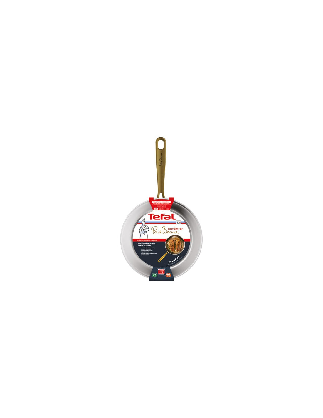 Poêle Tefal Paul Bocuse H8240402 24 Cm Acier Inoxydable Tefal - Mathon - 5