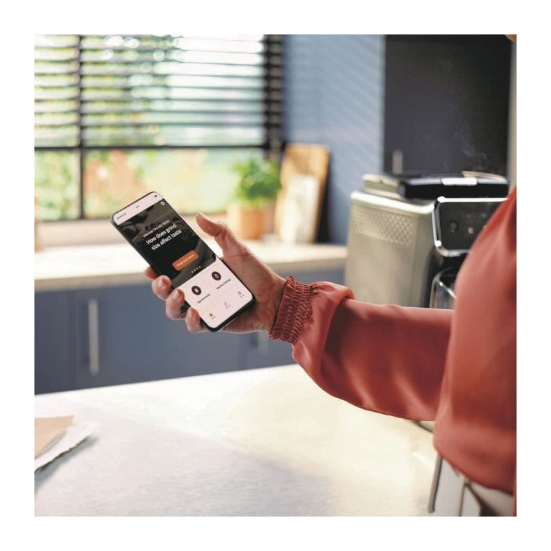 Machine A Café Expresso Broyeur Automatique -   - Ep2339/40 - Serie 2300 - Lattego - Chrome Blanc Philips - Mathon - 6