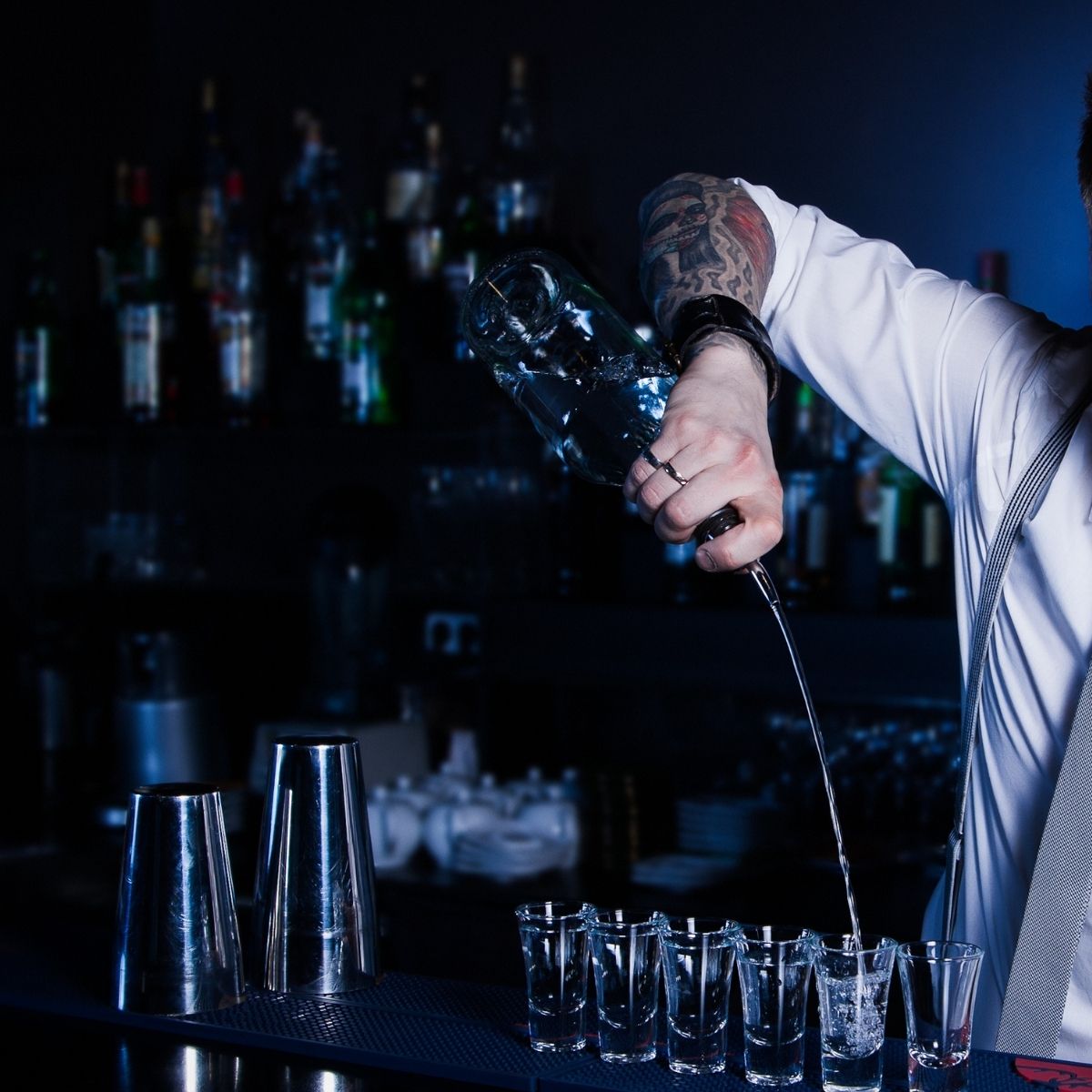 Lot de bec verseur doseur à alcool 2 et 4 cl avec bille  Bar Concept Fackelmann - Mathon - 2