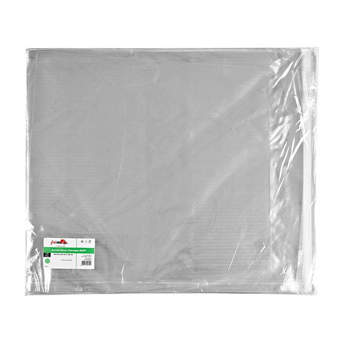 100Pcs - Sachet Klever refermable BOPP  555x555x100mm FirstPack - Mathon