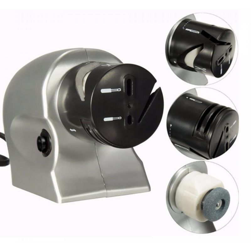 Aiguiseur multifonctionnel électrique ou manuel Herzberg HG8100 Herzberg - Mathon - 2