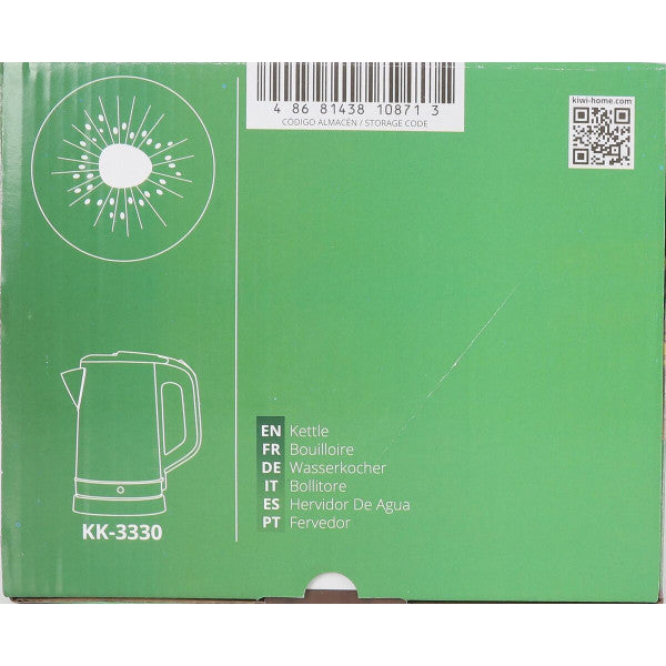 Bouilloire Kiwi Acier 1800 W 1,7 L (4 Unités) Kiwi - Mathon - 2