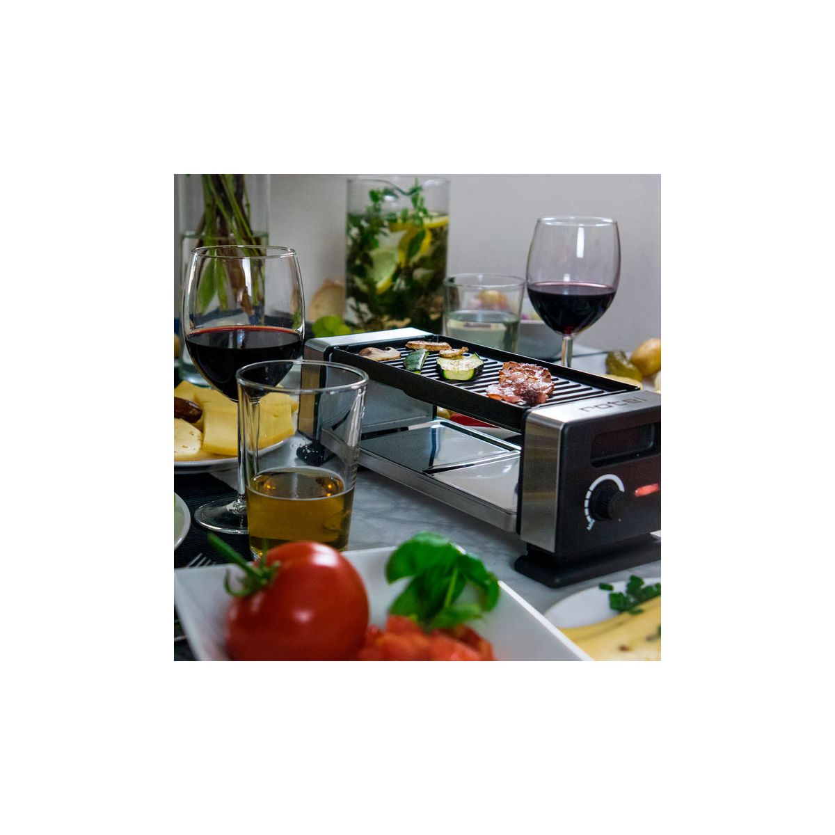 Appareil à raclette pour 2 personnes avec poêlons et spatules Rotel Rotel - Mathon - 7