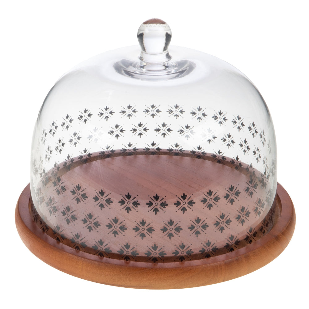 Plat rond 22 cm avec cloche Olivia Amadeus - Mathon - 1