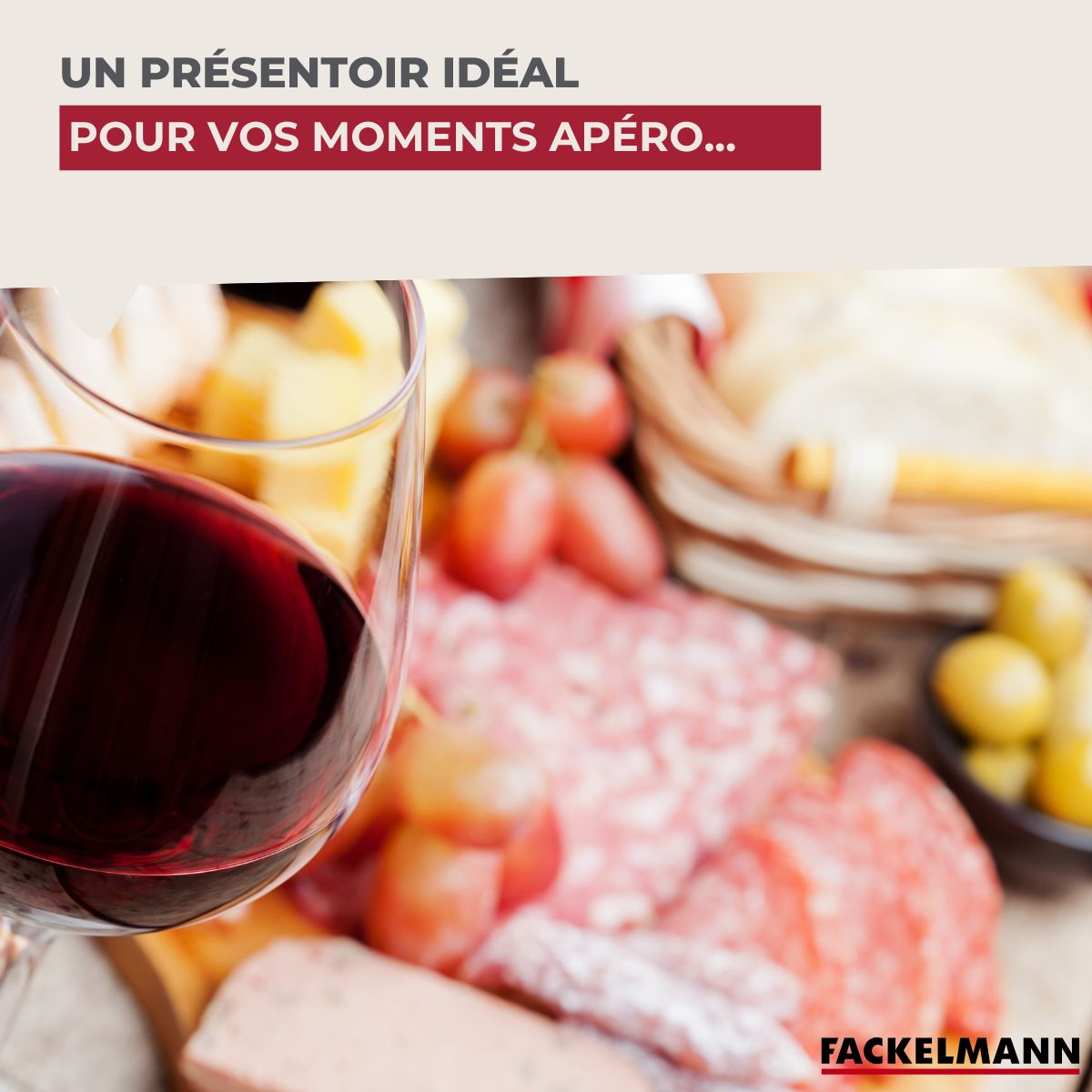 Support en bois pour saucisson sec avec crochets Fackelmann - Mathon - 6