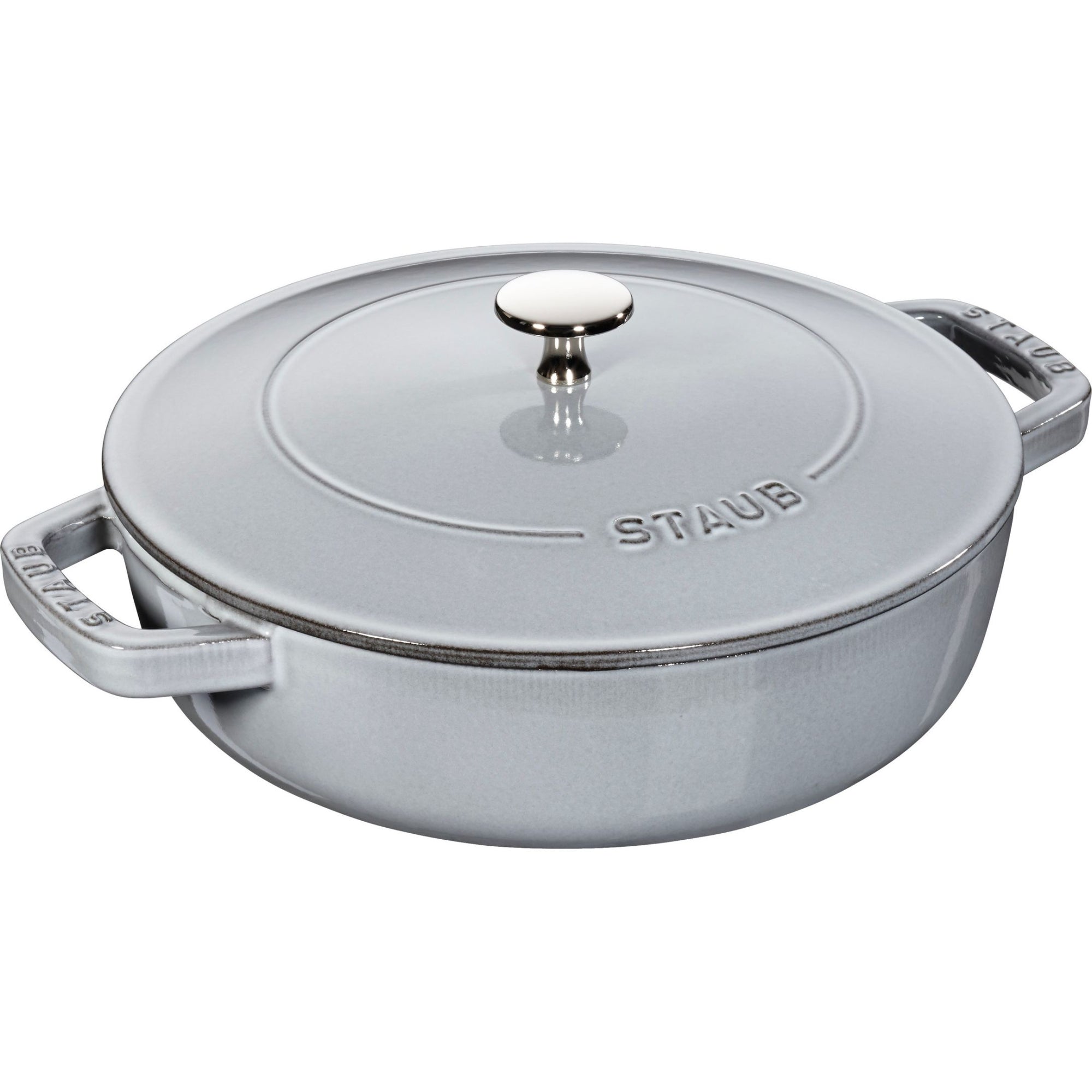 Sauteuse Chistera, Fonte, 28 cm, Gris graphite Staub - Mathon - 1