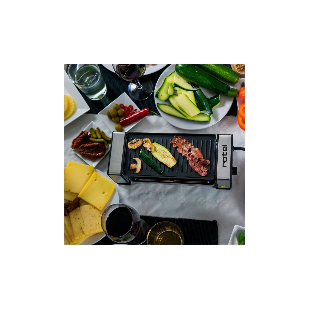 Appareil à raclette pour 2 personnes avec poêlons et spatules Rotel Rotel - Mathon - 2