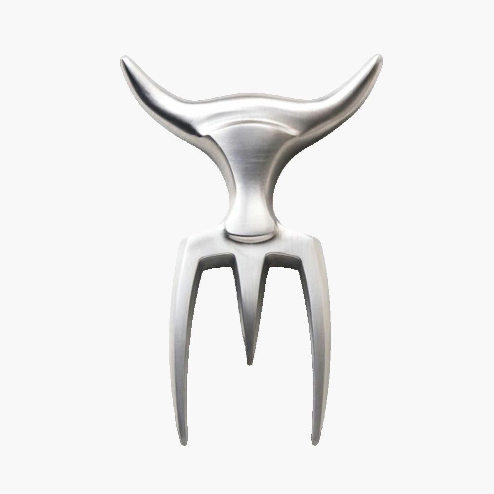 Fourchette à découper Tridens en acier brossé Tridens - Mathon - 3