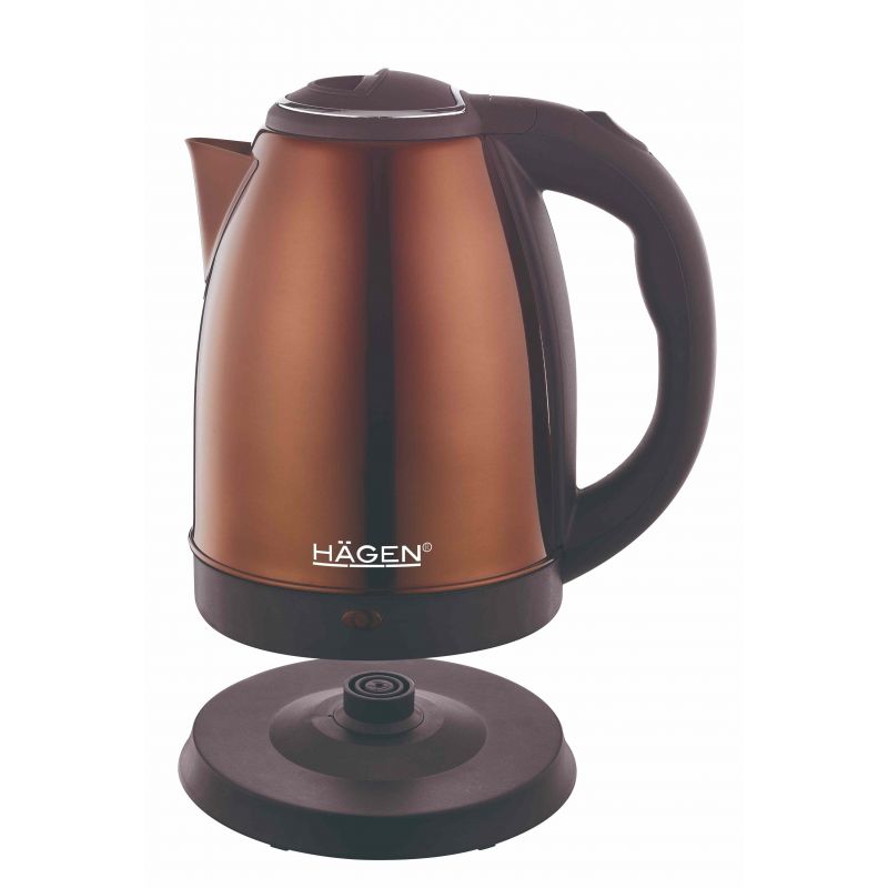 Bouilloire électrique 1.8L inox sans fil cuivre Hagen HA5525-COP Hagen - Mathon - 3