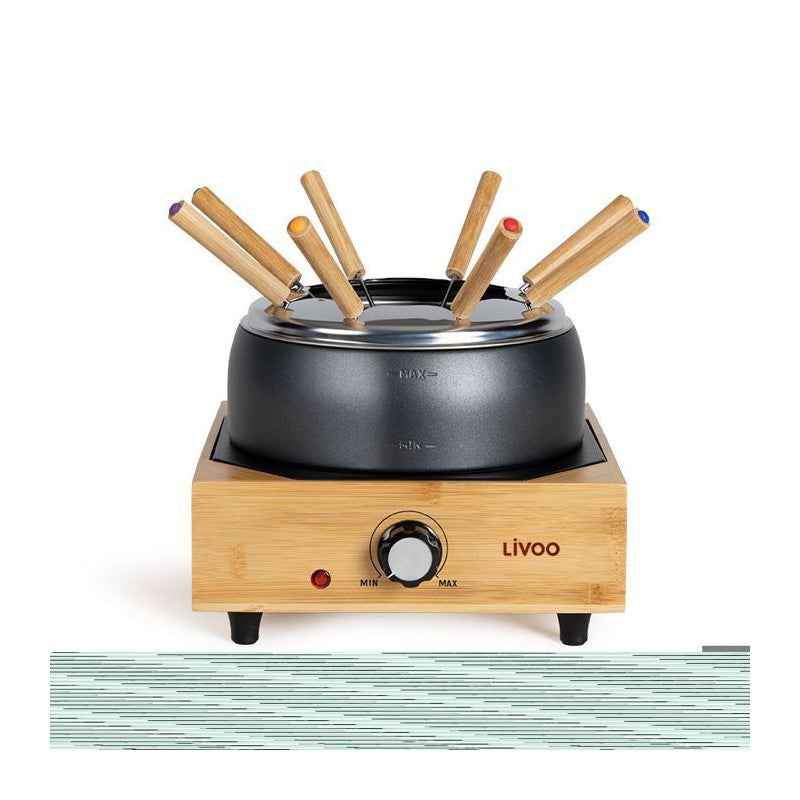 Appareil A Fondue électrique - Livoo - Doc287 - 800w - 2l - 8 Personnes - Thermostat Ajustable - Caquelon Antiadhésif Sans Pfa Livoo - Mathon - 1