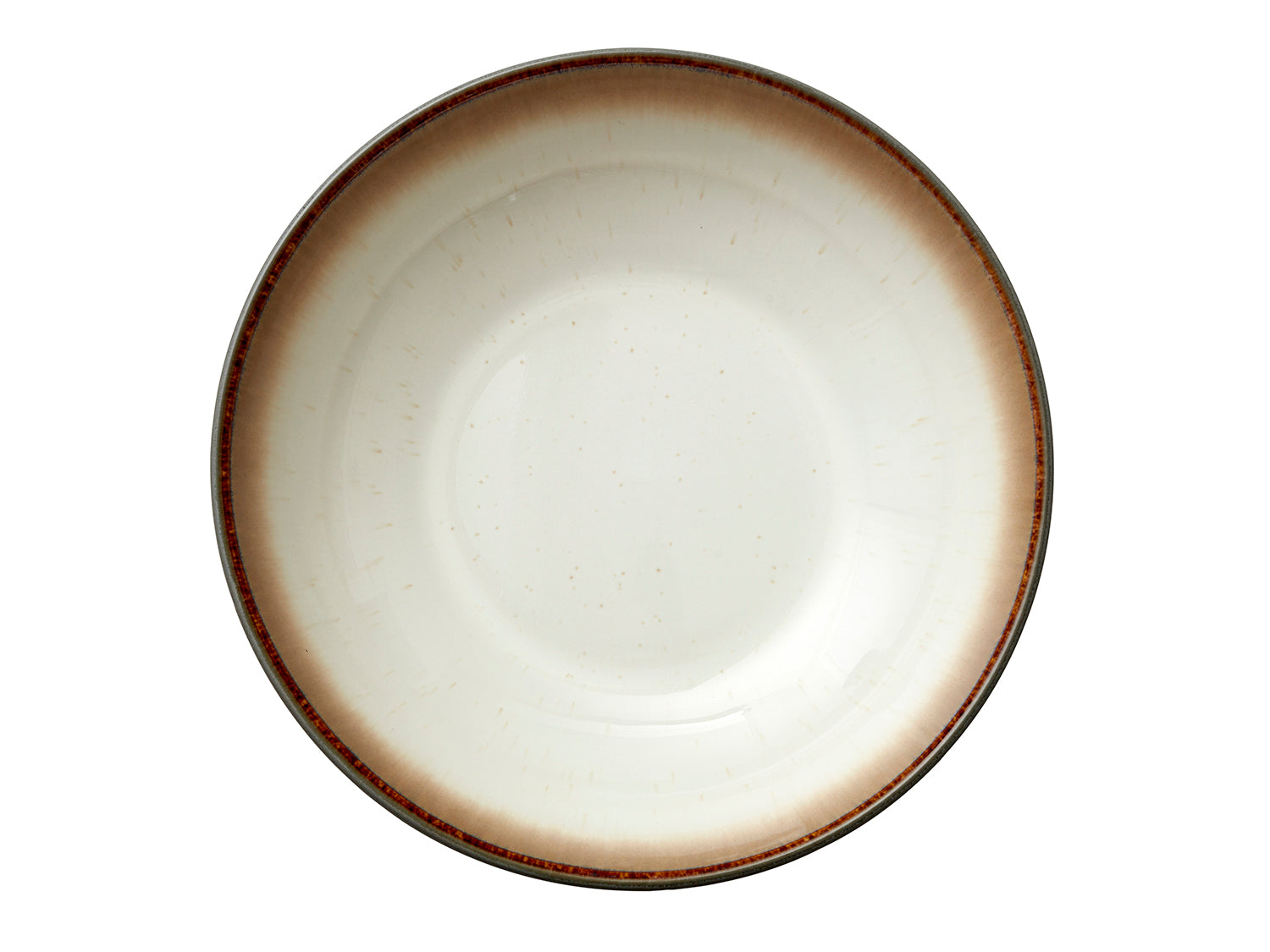 Assiette à pâtes GASTRO en grès Gris/Crème Bitz - Mathon - 2