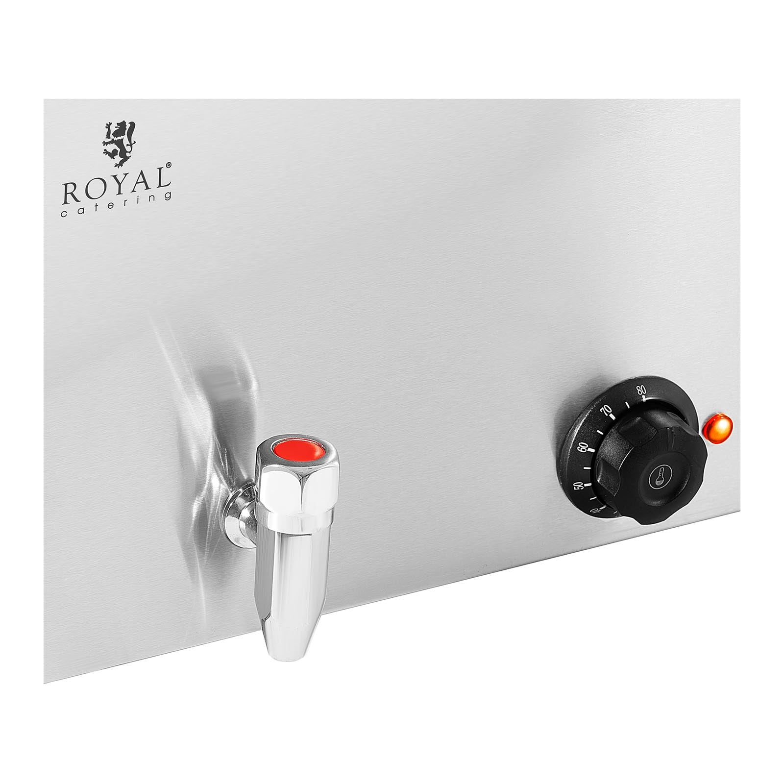 Bain-marie - 600 watts - 6 x GN 1/6 - robinet de vidange 14_0004221 - Mathon - 2