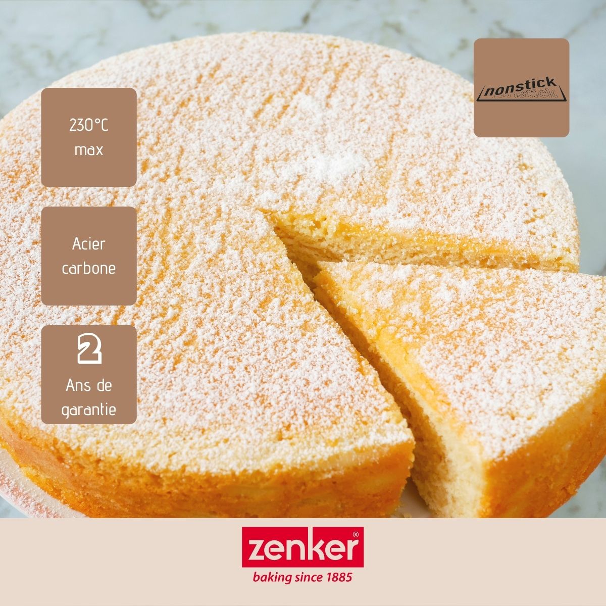 Moule à manqué à charnière 25 cm Zenker Zenker - Mathon - 4