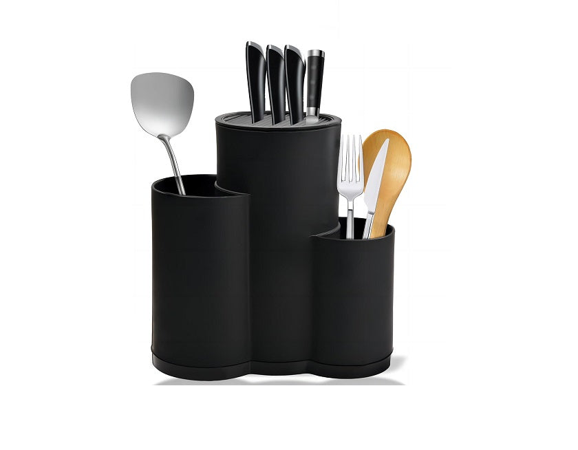 Blocs à Couteaux Vides Universel 3 en 1 noir Vendos85 - Mathon