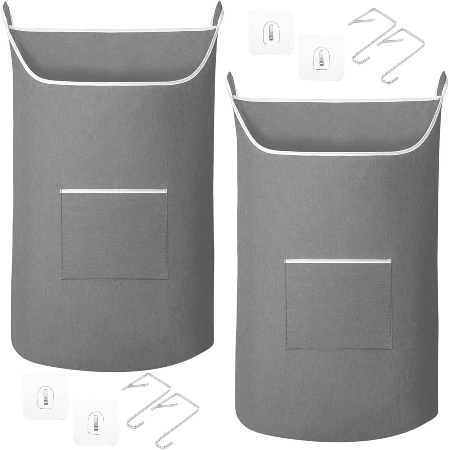 Sac à linge suspendu 100 L avec fond à fermeture éclair Vendos85 - Mathon