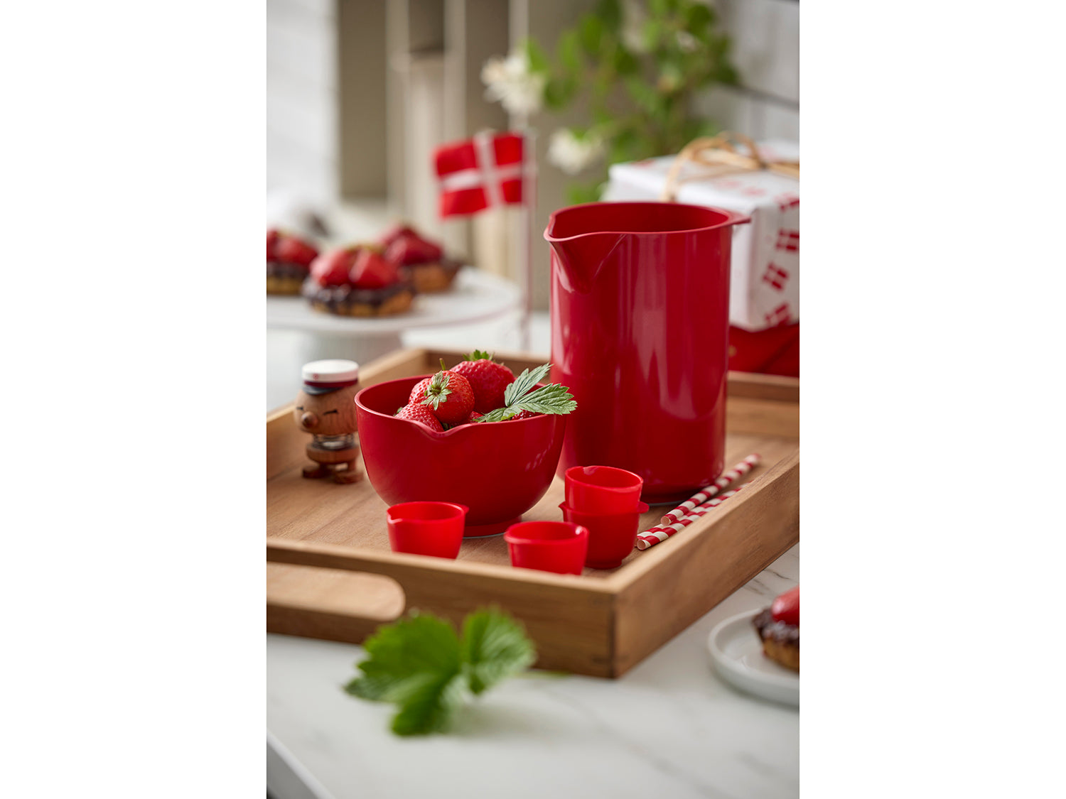 Bécher mélangeur rouge1,25L Rosti - Mathon - 3