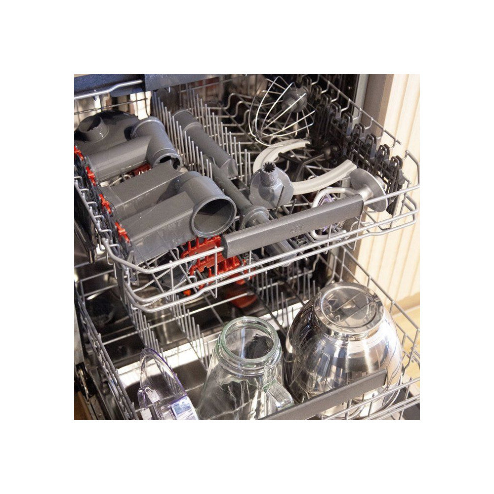 Robot Pâtissier Multifonction - Domo - 1200 W - 4,5 L - 8 Vitesses + Pulse - Gris / Noir Domo - Mathon - 6