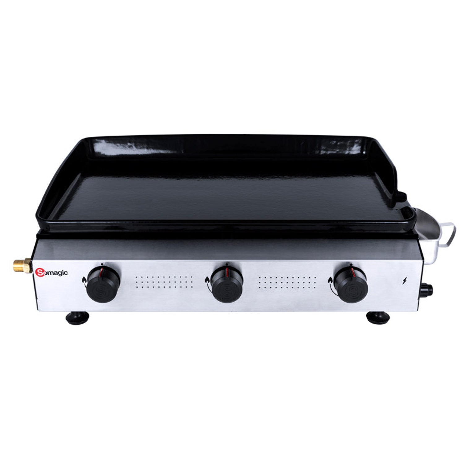 Plancha à gaz à poser 3 brûleurs ANETO Somagic - Mathon - 2