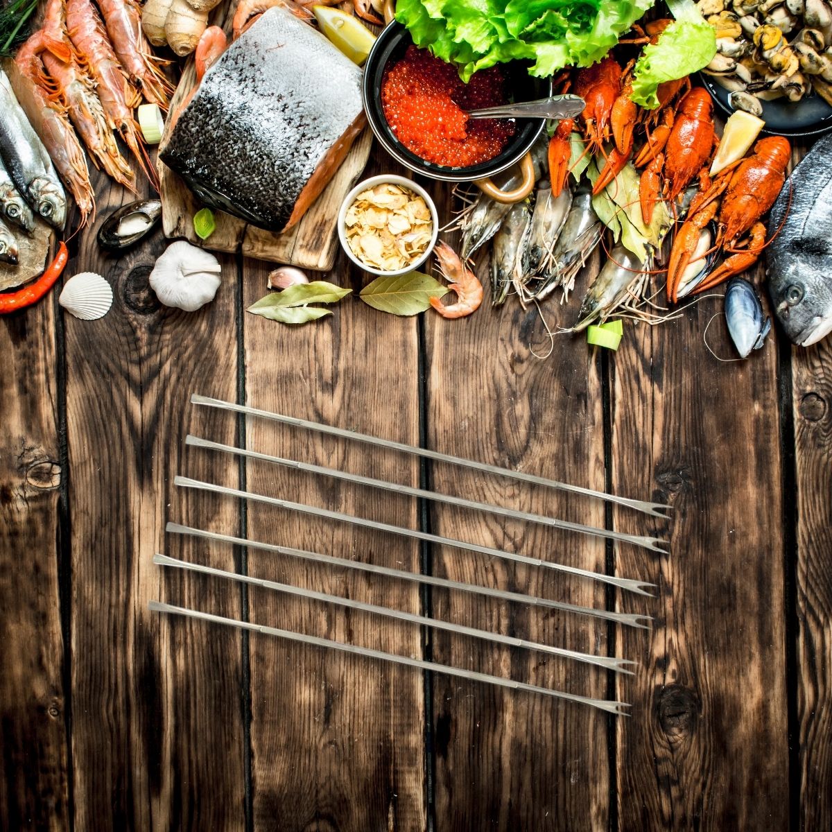 Lot de 12 fourchettes à crustacé en acier inoxydable 18,5 cm Fackelmann - Mathon - 2