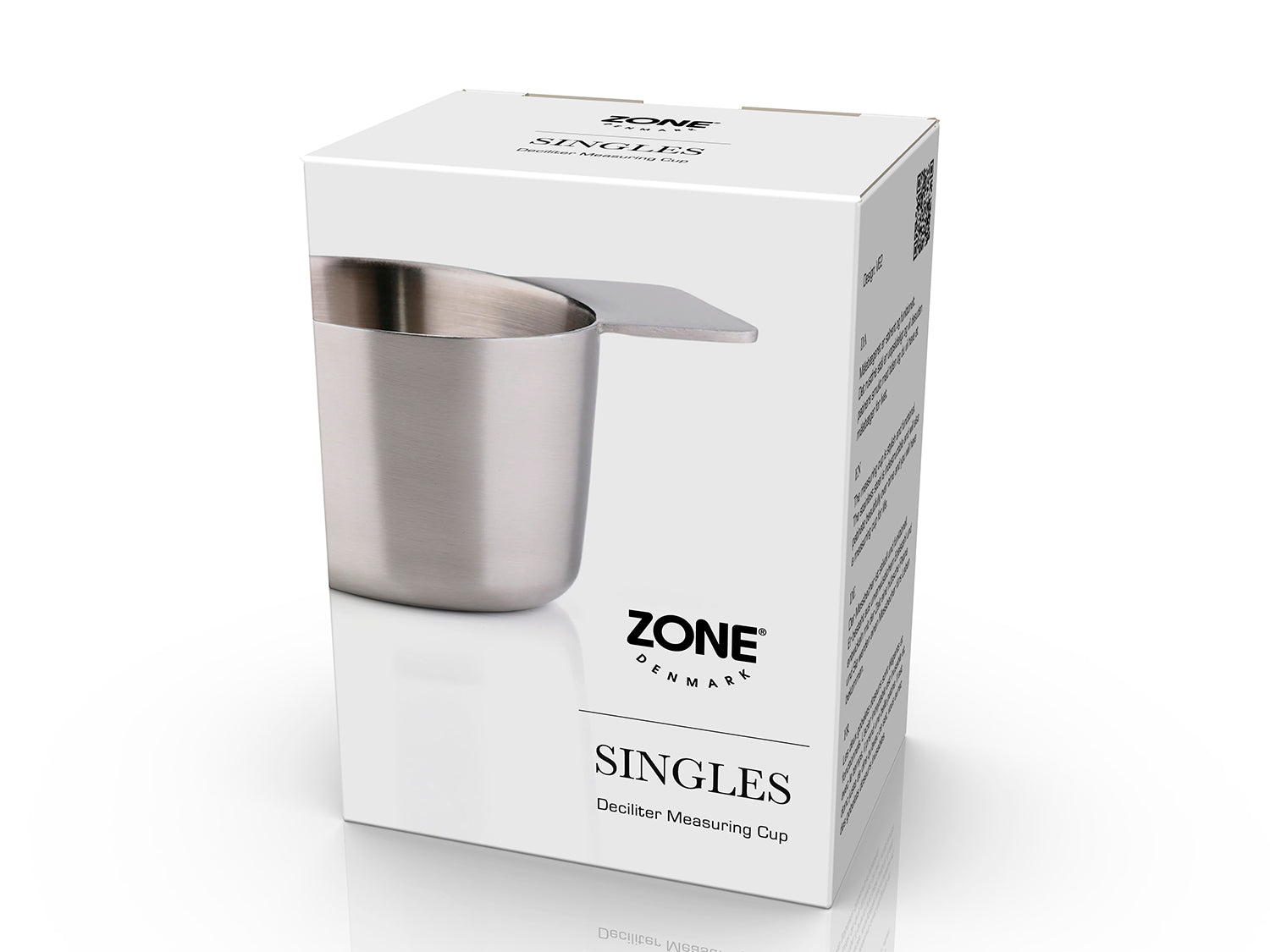 Verre doseur SINGLES en acier inoxydable Acier Zone Denmark - Mathon - 2