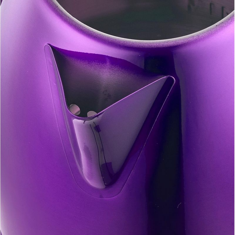 Bouilloire électrique 1.8L inox sans fil Violet Herzberg  HG5011-PUR Herzberg - Mathon - 3