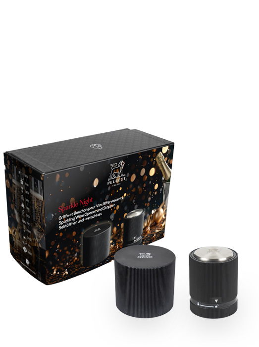 Sparkle Night Coffret griffe et bouchon pour vins effervescents Peugeot - Mathon - 1